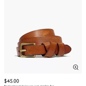Madewell leather belt